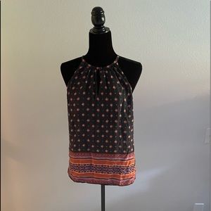 Womens key-hole patterned Tank top | J Crew | Size:6
